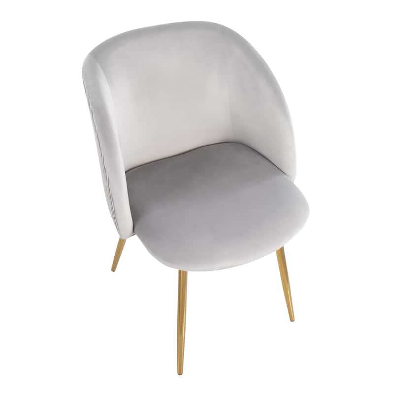 Silver Orchid Harding Pleated Waves Chair - Set of 2