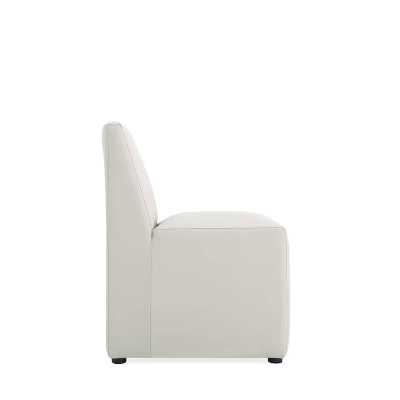 Manhattan Comfort Anna Modern Square Faux Leather Dining Chair