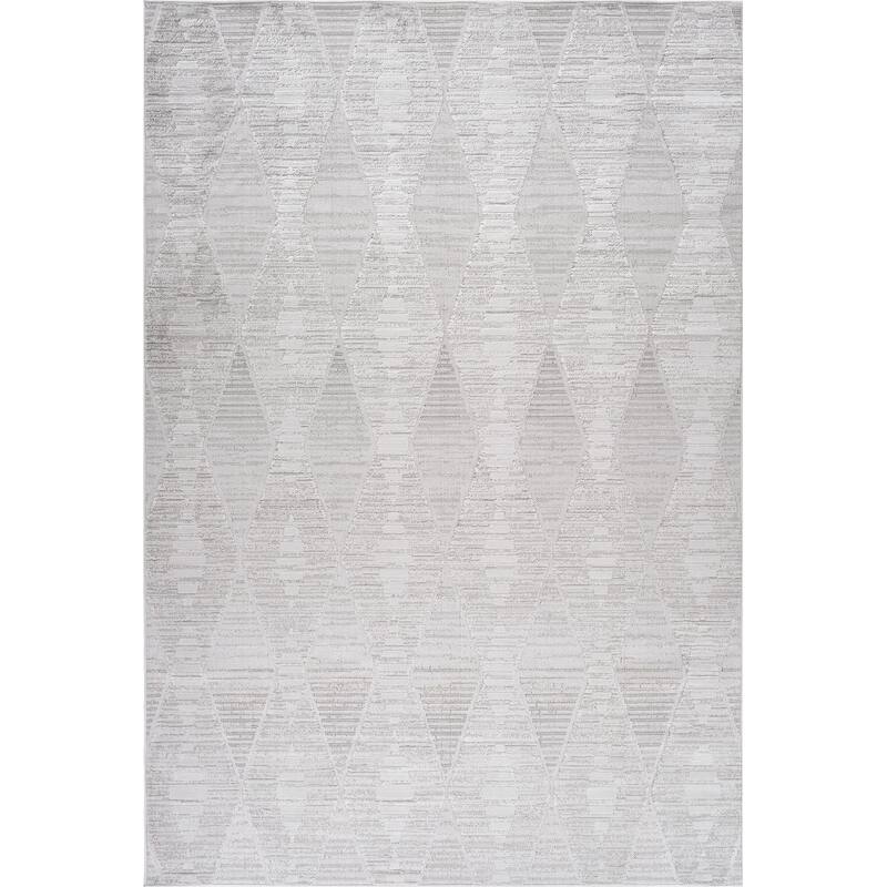 Rug Branch Boho Modern Abstract Grey Indoor Area Rug