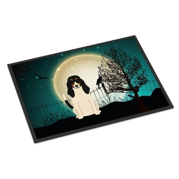 Carolines Treasures BB2234JMAT Halloween Scary Swiss Hound Indoor or Outdoor Mat 24 x 0.25 x 36 in.