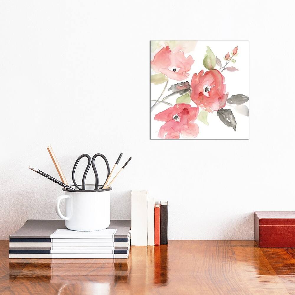 iCanvas "Coral Blush I" by Nan Canvas Print