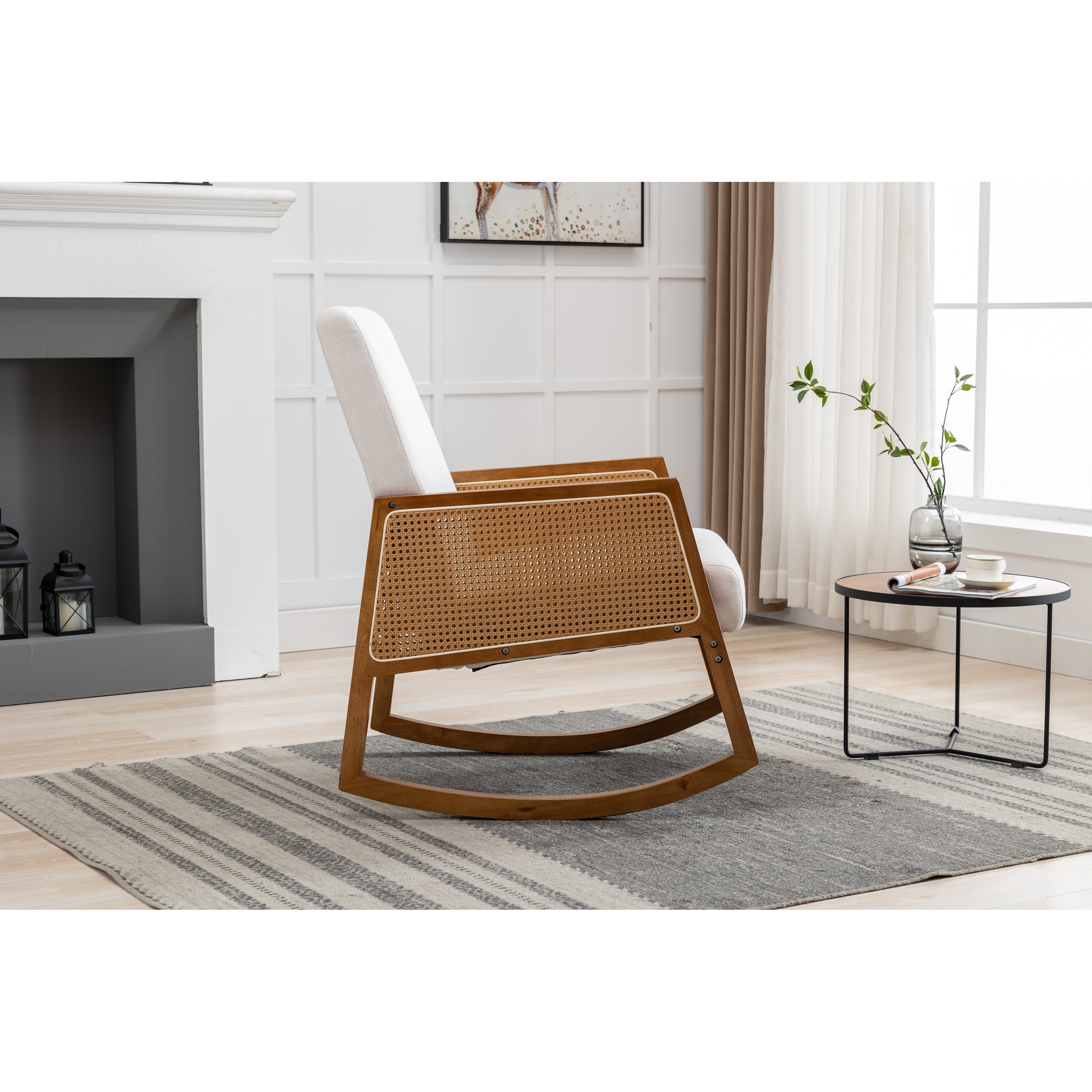 Wicker rocking chair nursery sale