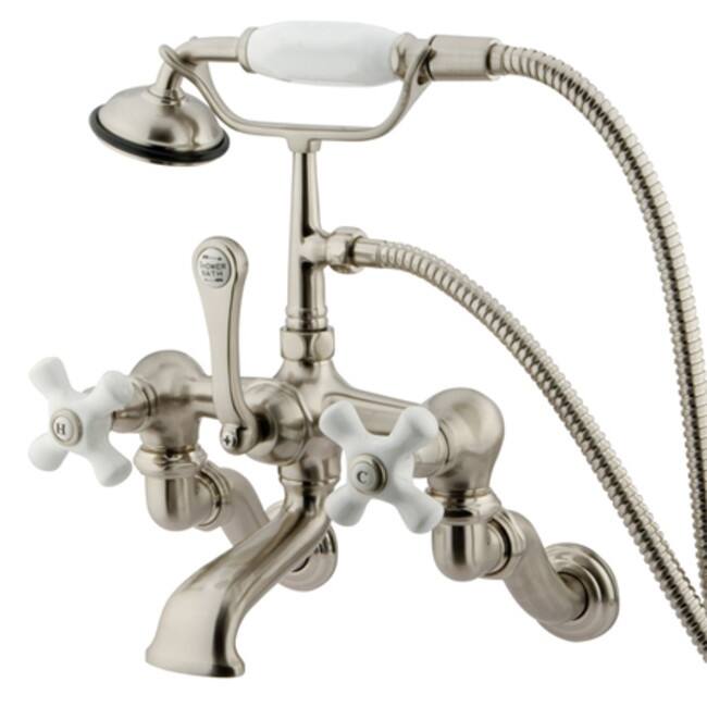 Kingston Brass Vintage Wall Mounted Clawfoot Tub Filler with Personal