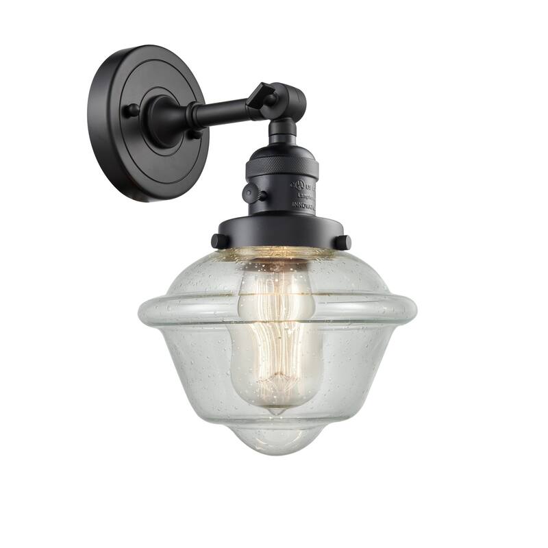 Innovations Lighting Small Oxford Single Light 12" Tall Bathroom