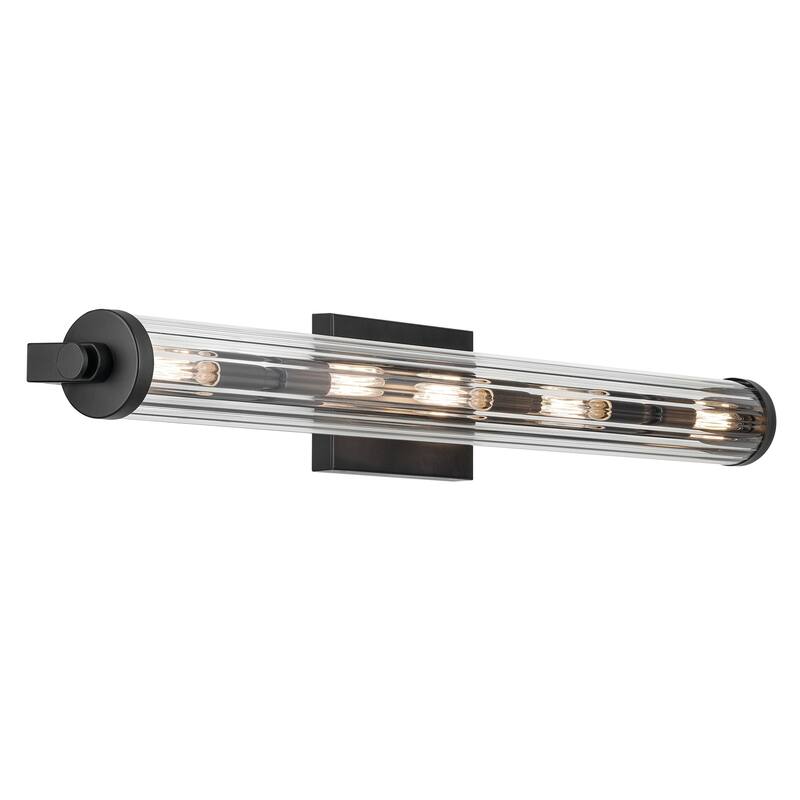 Kichler Azores 5 Light 32" Wide Bath Bar - Black