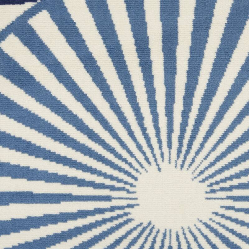 Mahez Power Loomed Geometric Modern Area Rug By HomeRoots - 90' X '27' X '0.5