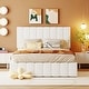 preview thumbnail 2 of 25, Full Size Platform Bed with a Hydraulic Storage System Upholstered Storage Bed for Kids Teens Adults Space-Saving, Easy Assembly