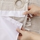 preview thumbnail 18 of 39, No Hooks Linen Textured Geometric Tassels Shower Curtain with Snap-in Liner