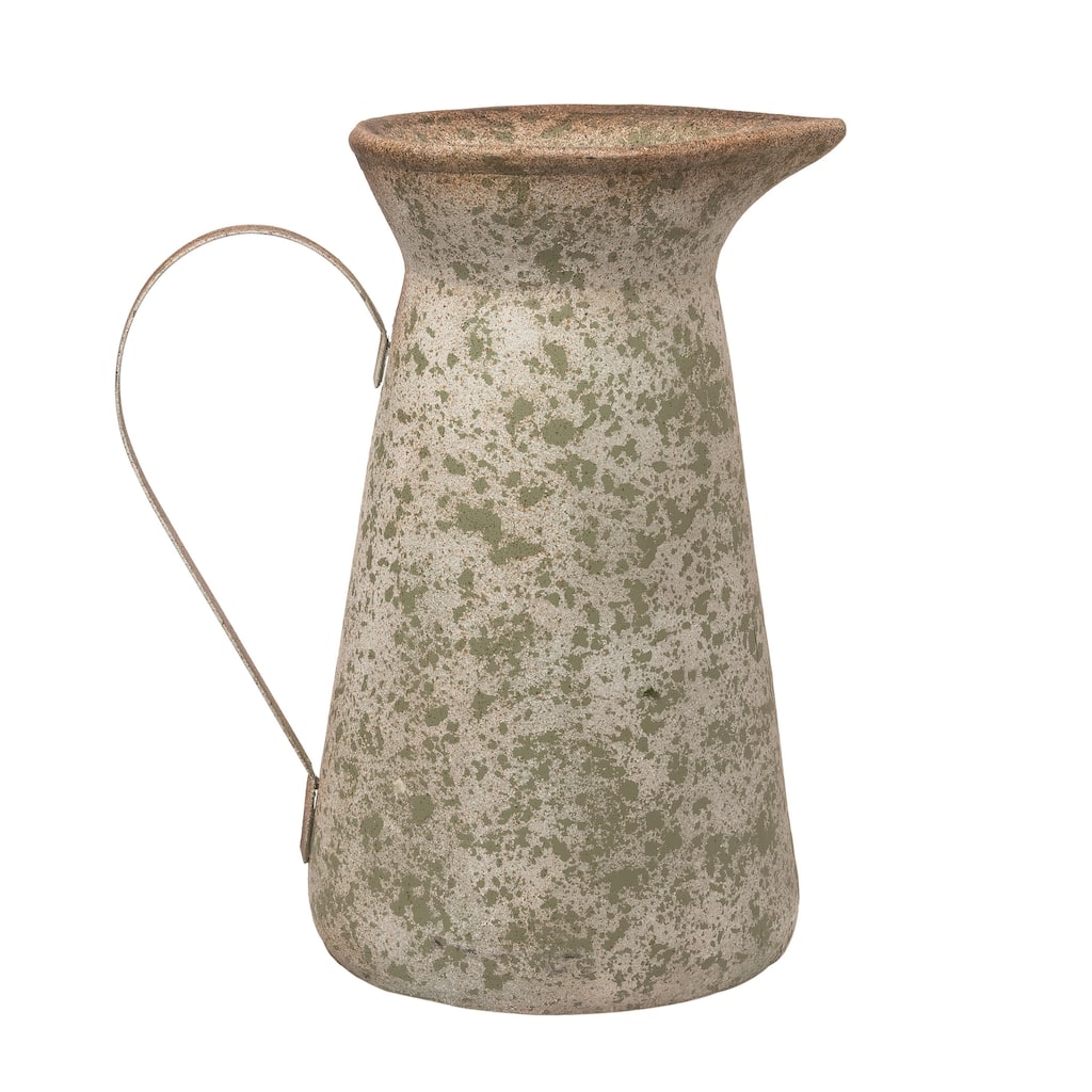 Transpac Resin 18.25" Brown Spring Tall Pitcher Planter