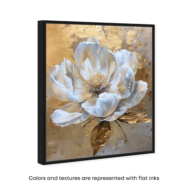 Athenas Flower Canvas Glamorous Feminine Wall Art by Art Remedy