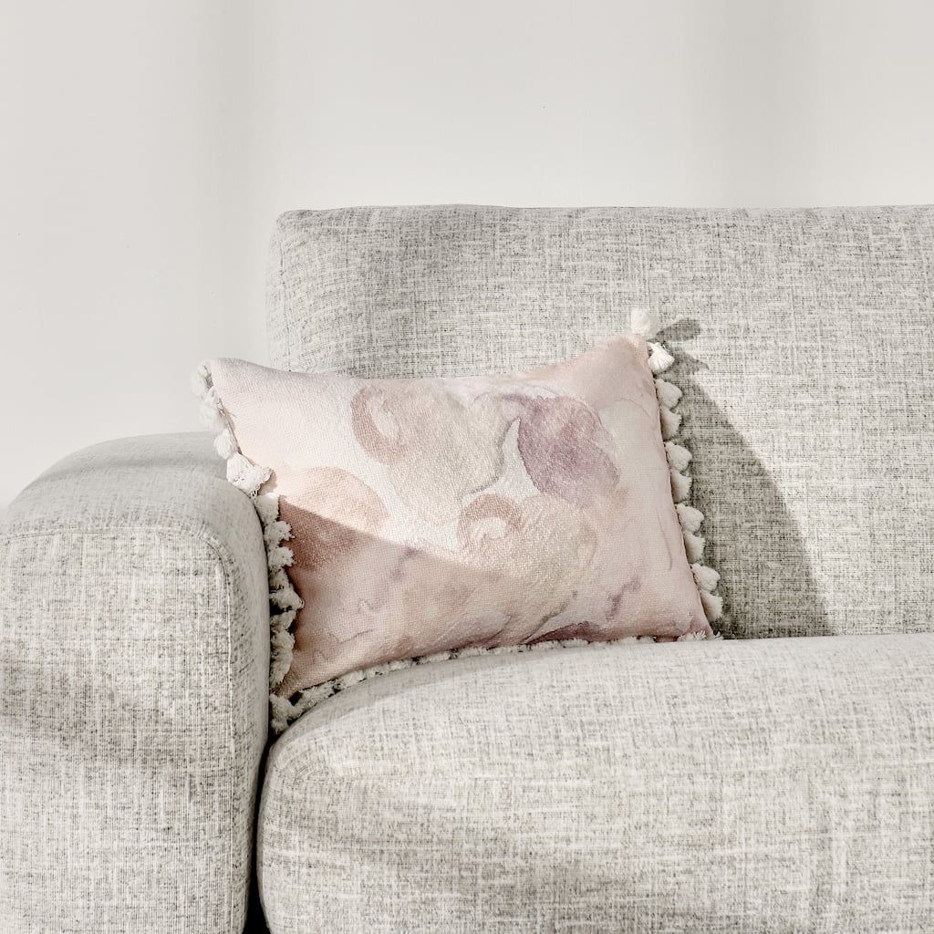 Villa by Classic Home Lily Cotton Linen Blend Throw Pillow
