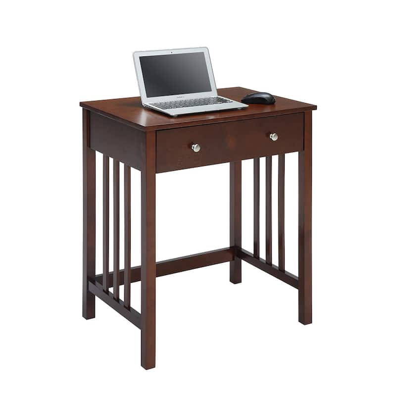 Gothic Desk - Birch Wood Writing Table - Home Office Workstation - Elegant Design