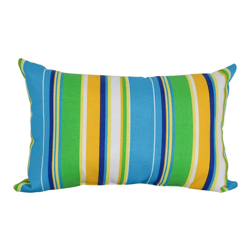 19-inch by 11-inch Outdoor Throw Pillows (Set of 2, Multiple Patterns) - 19 x 11
