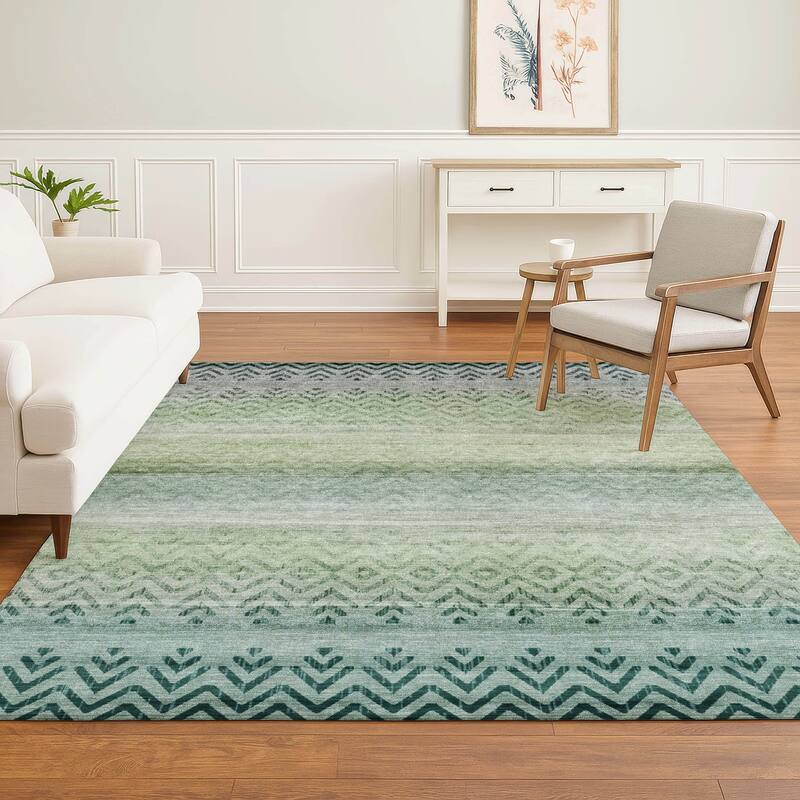 Premium Washable Super Soft Boho Ombre Mayfield Rug