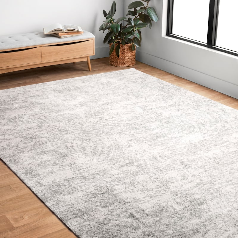 Alexander Home Verona Paisley Transitional Rug - 5' x 7'6" - Grey - Rectangle