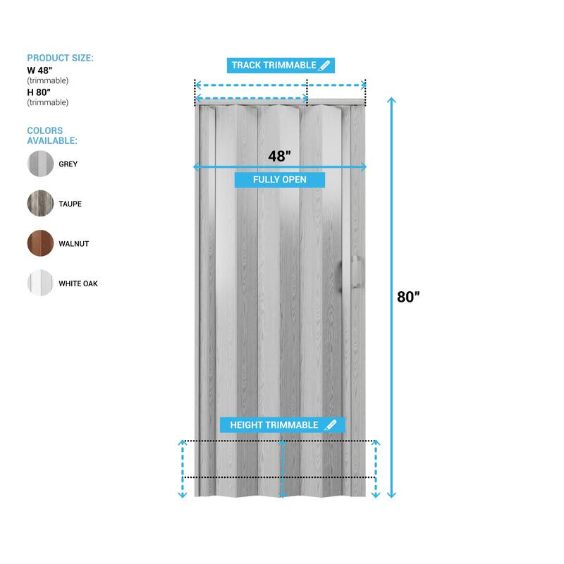 Loft Premium Double-Walled Foldable Accordion Door