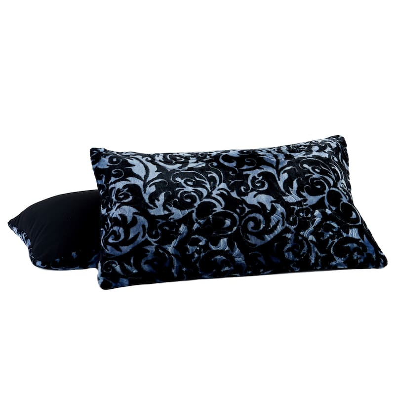 Ultra Plush Printed 3-piece Sherpa Borrego Comforter Set