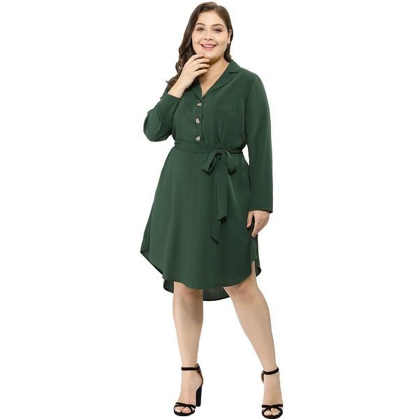 Shop Women S Plus Size Career Button Down Lapel Vintage Shirt