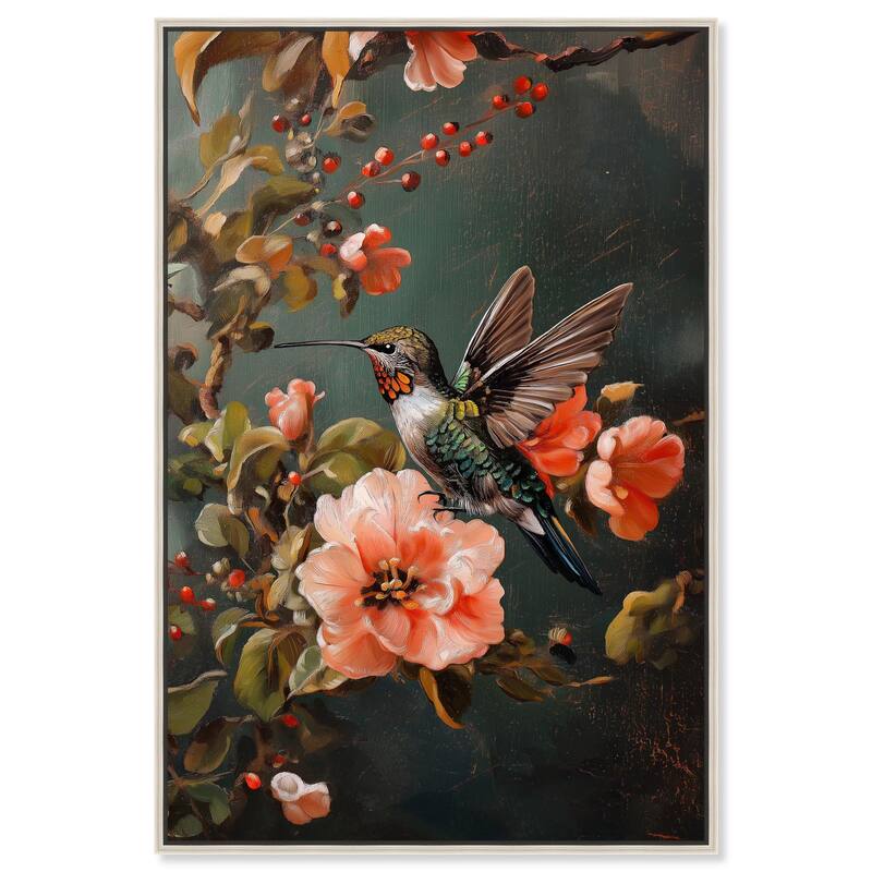 Whirring Wings I Canvas by Art Remedy - Silver - 30" x 45"