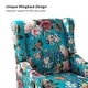 preview thumbnail 34 of 44, Gastone Transitional Floral Fabric Nursery Recliner with Curved Arms by HULALA HOME(Set of 2)