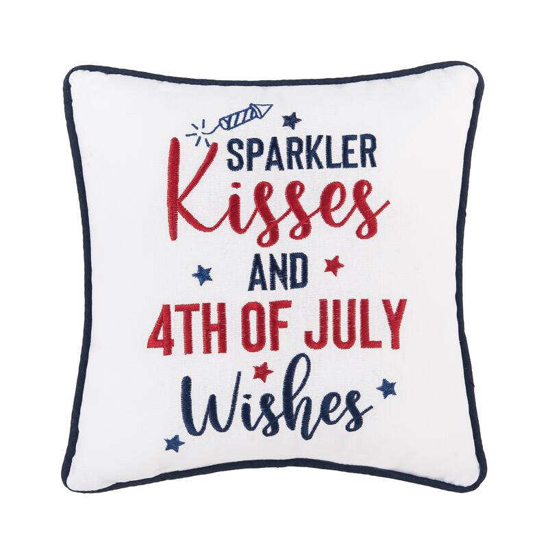 Sparkler Kisses Pillow