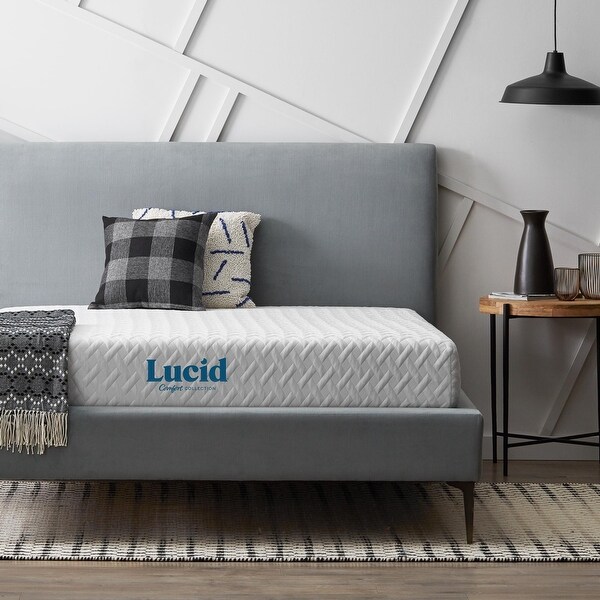 LUCID Comfort Collection 8-inch Gel Memory Foam Mattress