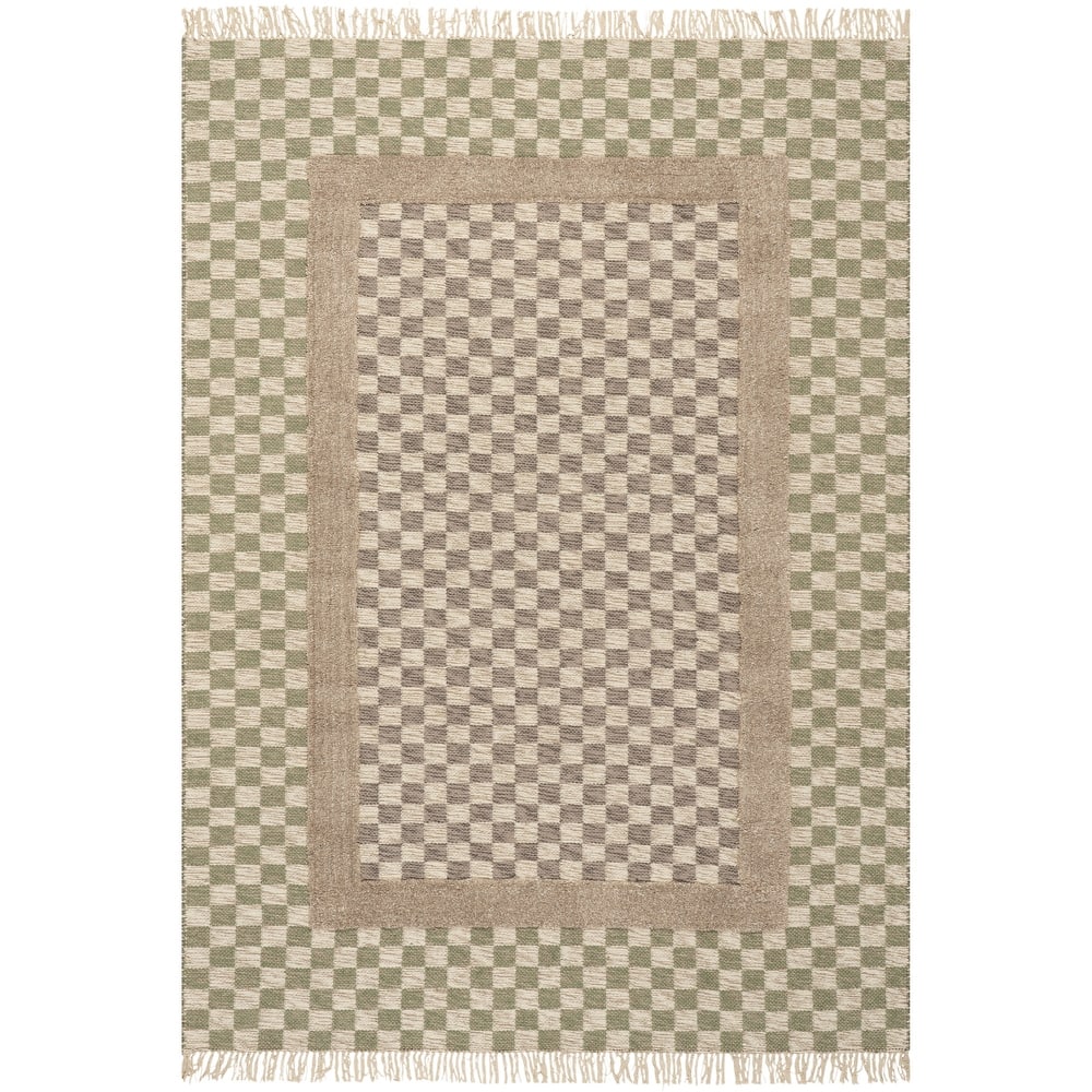 Carmeon Hamilton Memphis Modern Checkered Hand Woven Rug