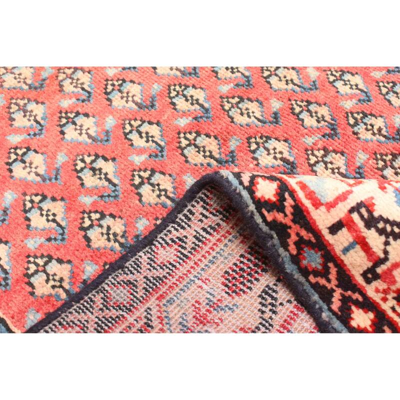 ECARPETGALLERY Hand-knotted Andelz Red Wool Rug - 4'4 x 6'9