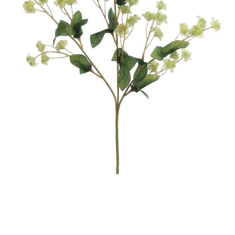 Double Baby's Breath Artificial Floral Spray - 19" - Cream and Green