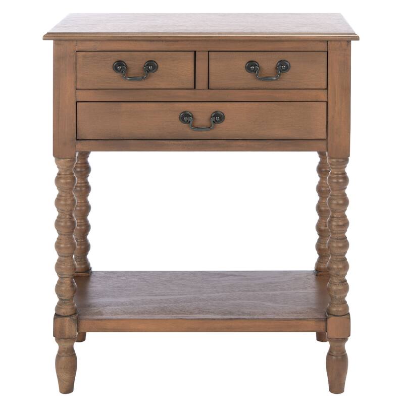 SAFAVIEH Ivie 3-Drawer Console Table - 23.5" W x 13" L x 29.5" H - 23.5" W x 13" L x 29.5" H - 24Wx13Dx30H