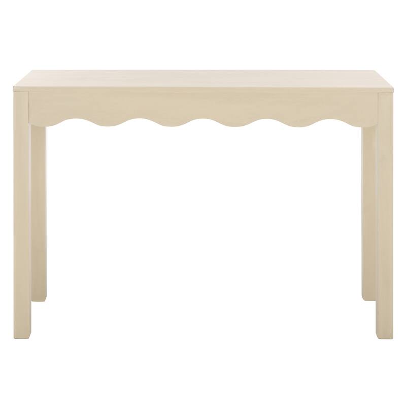 SAFAVIEH Home Lilith Wave Console Table - 43"W x 14"D x 30"H - Sand