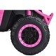 preview thumbnail 13 of 93, 24V 4WD Kids Electric UTV Ride-On Car, Dual Seat with Remote Control, Easy-Drag System, Soft Brake & Spring Suspension