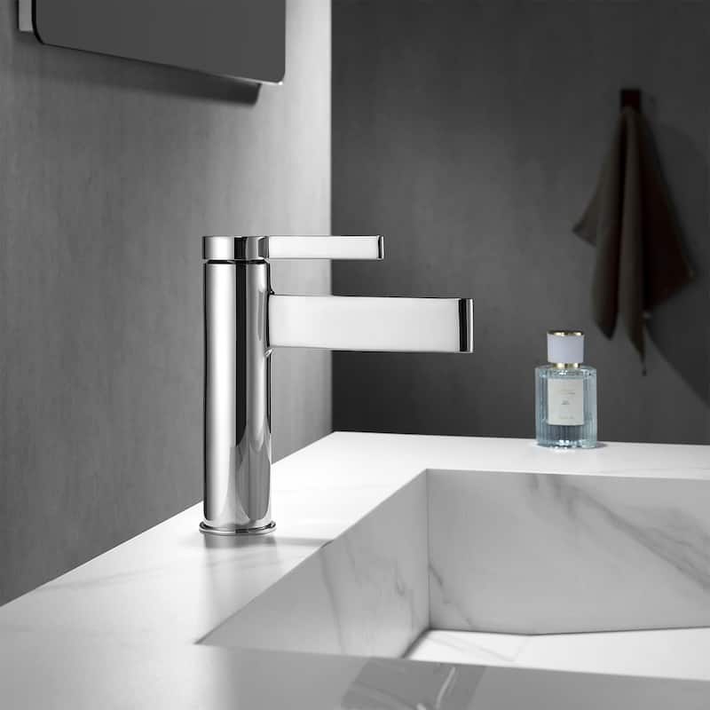 Vinnova Oviedo Single Hole Lever Vessel Bathroom Faucet