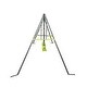 preview thumbnail 4 of 6, 3 in 1 Outdoor Playground Metal Children Swing Set with for Age 3 Up