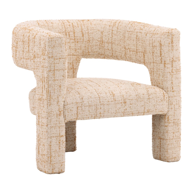 Bruno Upholstered Occasional Chair, Ginger