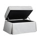 preview thumbnail 24 of 152, Rectangle Chenille Upholstered Storage Ottoman