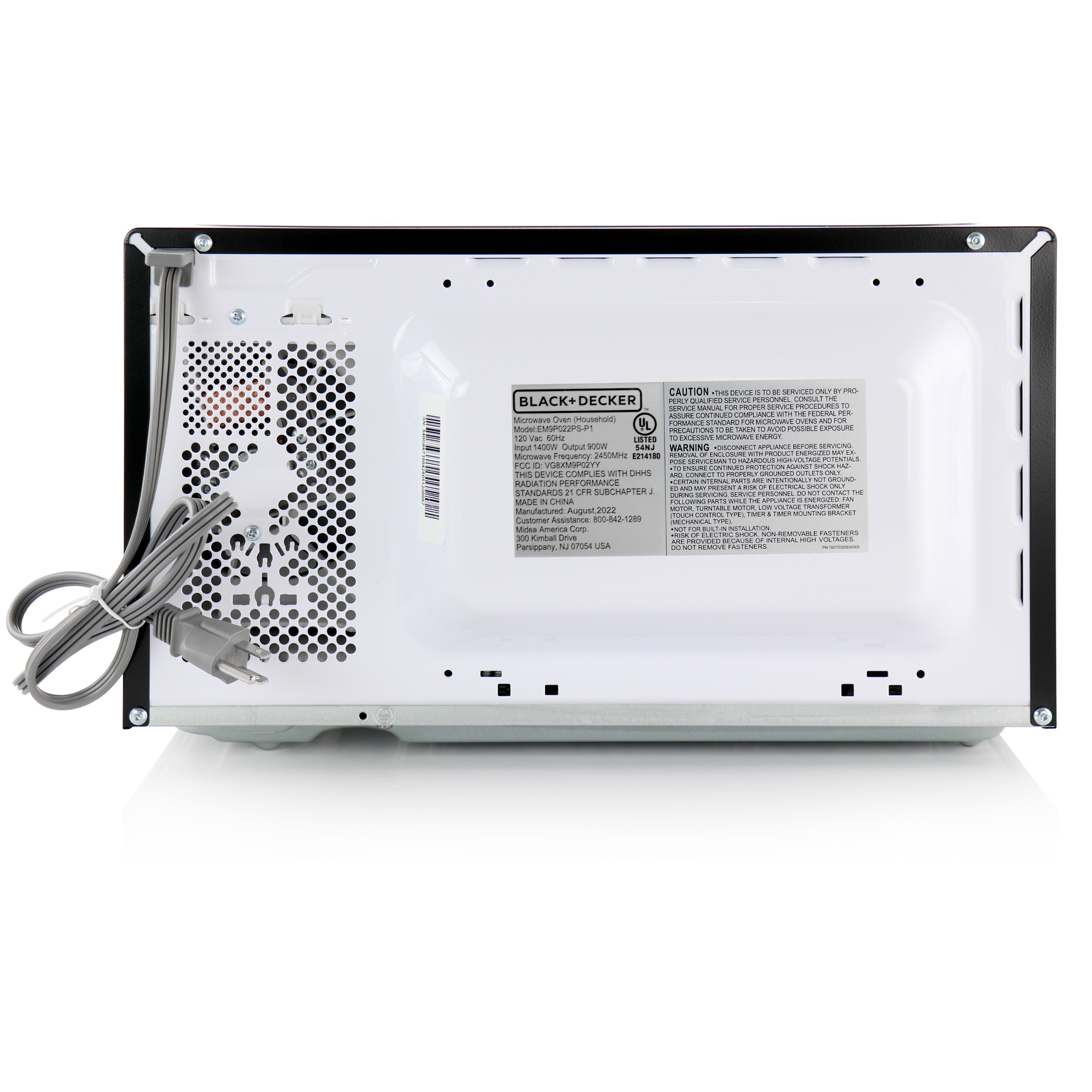 Black and decker microwave 900w new arrivals