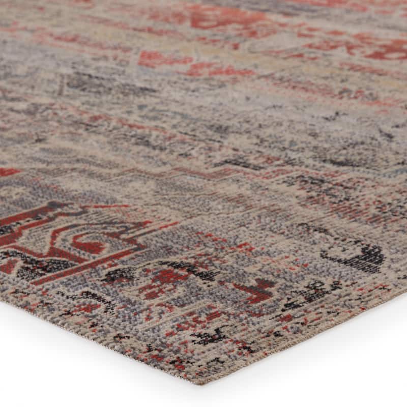Oleander Indoor/ Outdoor Medallion Multicolor/ Beige Area Rug