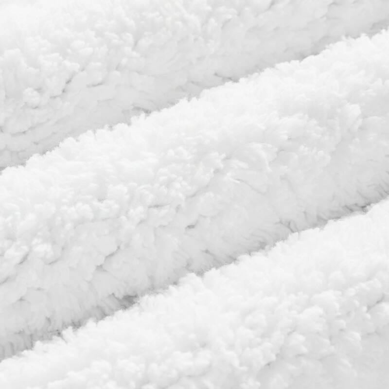 1 PCS 20x30"Tufted 3000 GSM Reversible Bath Rug White - 3' x 2'