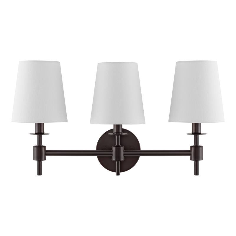 SAFAVIEH Lighting Youko 21-inch Modern & Contemporary Wall Sconce (3-Bulb) - 7Wx21Dx11H