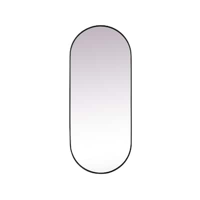 Elegant Lighting MR2A3072 Asha 30" W x 72" H Oval Framed Bathroom