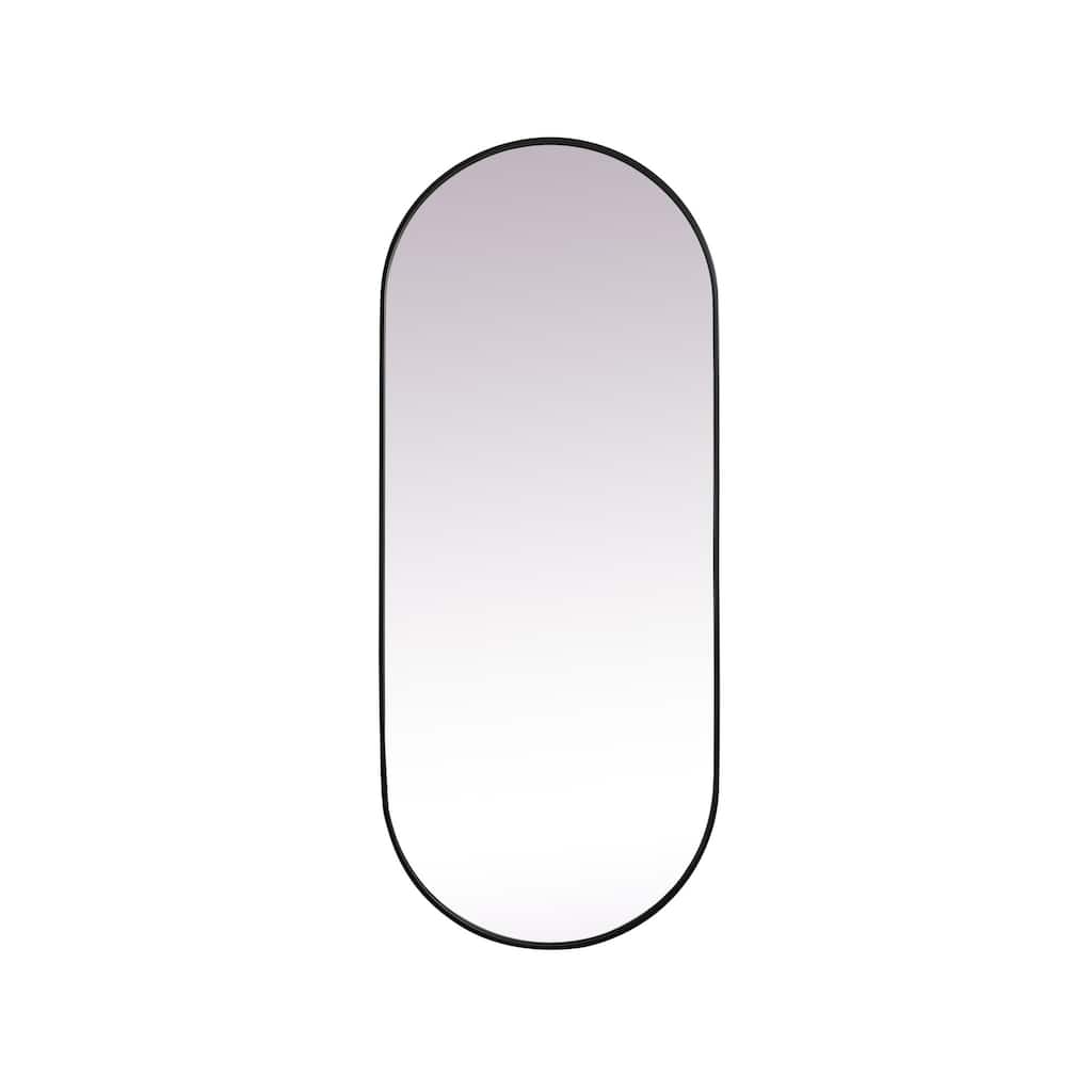 Elegant Lighting MR2A3072 Asha 30" W x 72" H Oval Framed Bathroom