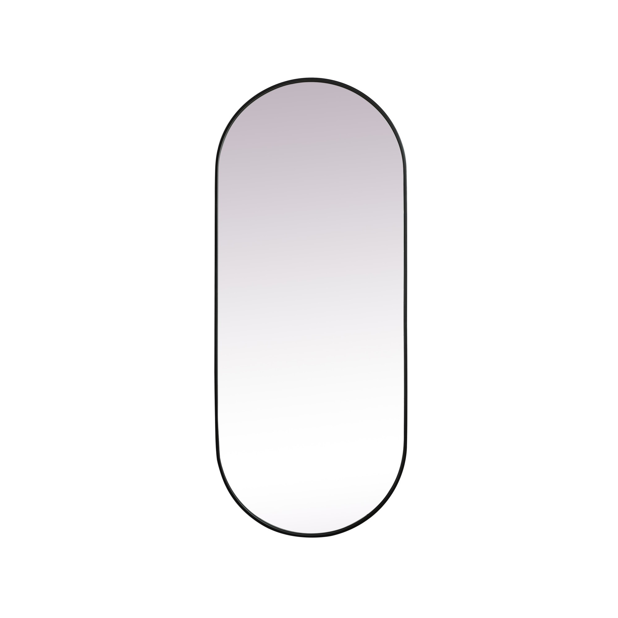 Elegant Lighting MR2A3072 Asha 30" W x 72" H Oval Framed Accent Mirror