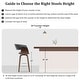 preview thumbnail 92 of 186, 26"/29" Faux Leather Swivel Bar Stools, Wood Counter Stool