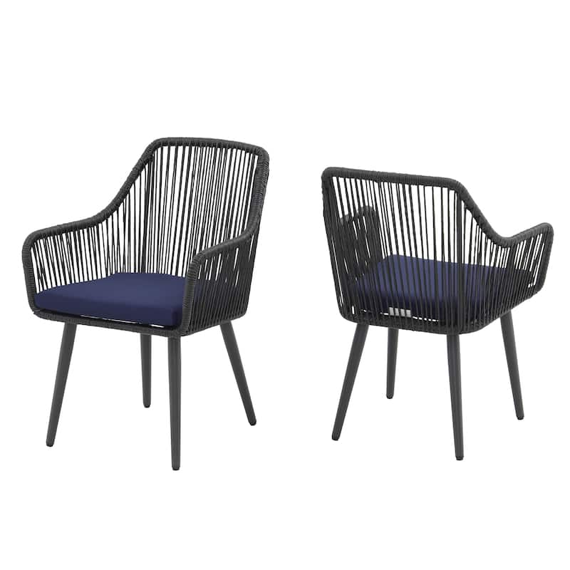 5-Piece Outdoor Patio Wicker Dining Set
