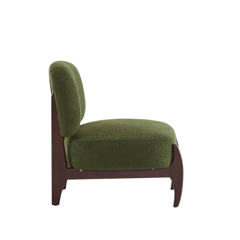 Modern Boucle Lounge Chairs (Set of 2)