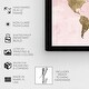 preview thumbnail 4 of 19, Oliver Gal 'Blush Mapamundi' Maps and Flags Framed Wall Art Prints World Maps - Pink, Gold