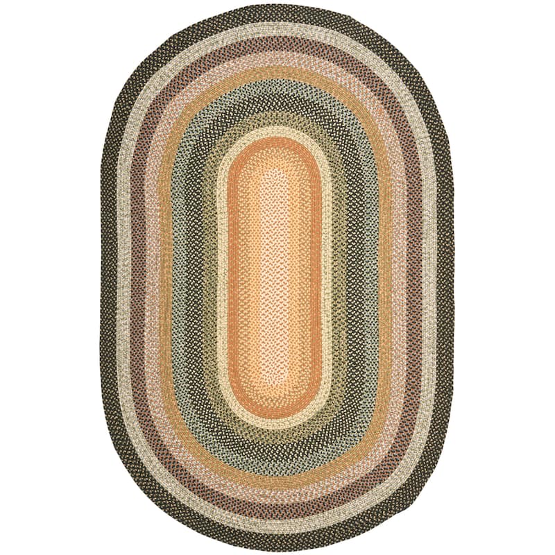 SAFAVIEH Handmade Braided Jo Machine Washable Country Casual Rug