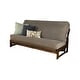 preview thumbnail 17 of 45, Copper Grove Uncompahgre Rustic Mocha Futon Set with Mattress