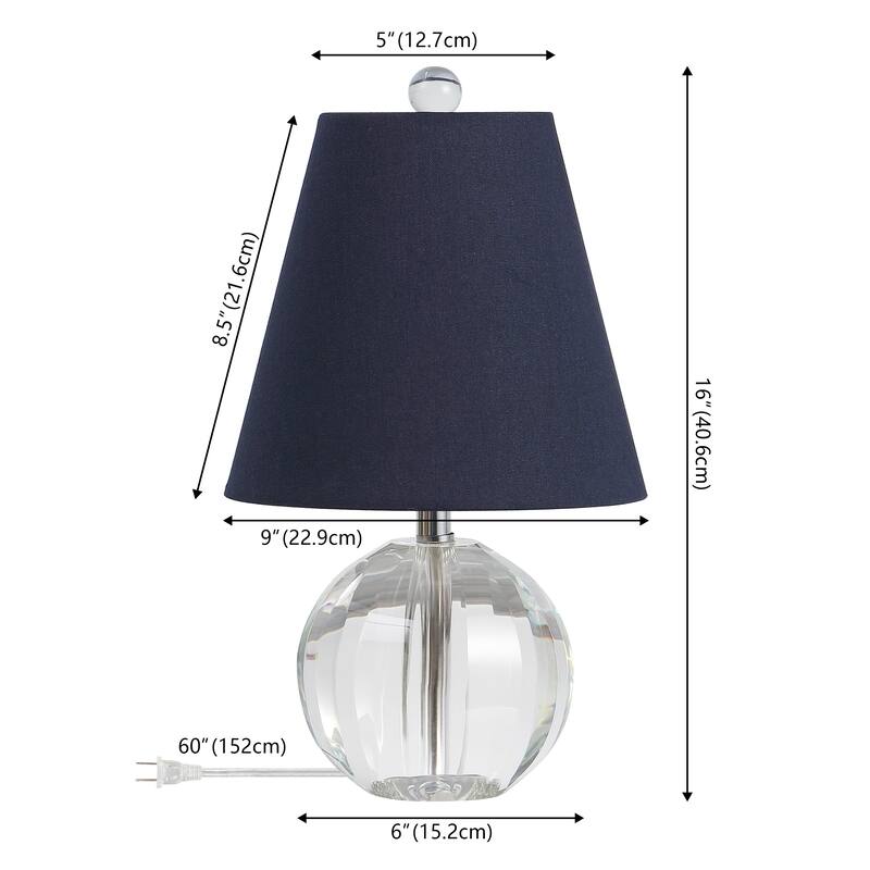 Astra 17.75" 2-Light Modern Bohemian Resin/Iron/Frosted Glass Danish Cactus LED Table Lamp, by JONATHAN Y